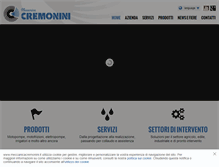 Tablet Screenshot of meccanicacremonini.it